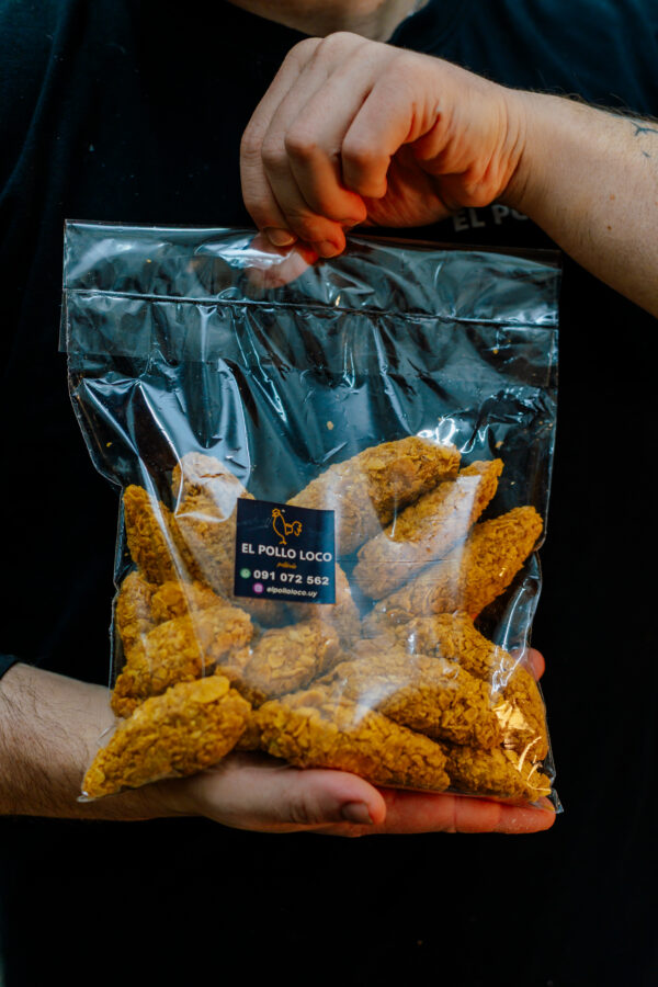 Tenders de pollo rebozados en cereales (encargo 48hs)